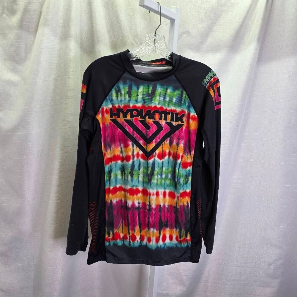 Hypnotik Tie Dye Long Sleeve Cycling Shirt Size Medium